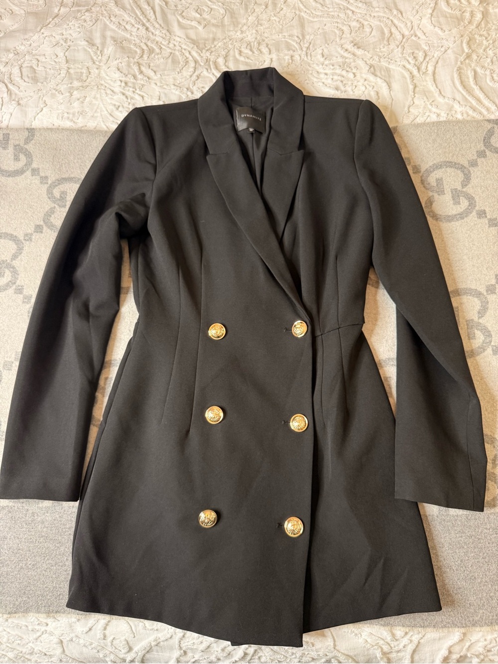 Dynamite Black Tailored Blazer Dress / Skort - Picture 2 of 10